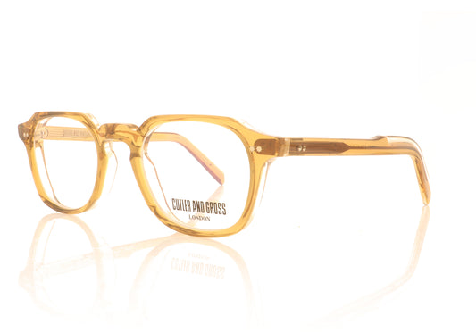 Cutler and Gross GR02 04 Multi Yellow Glasses - Angle