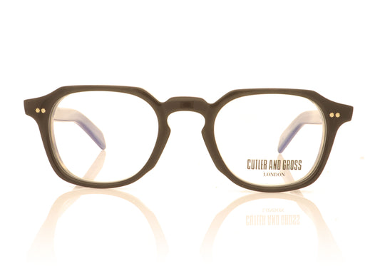 Cutler and Gross GR03 01 Black Glasses - Front