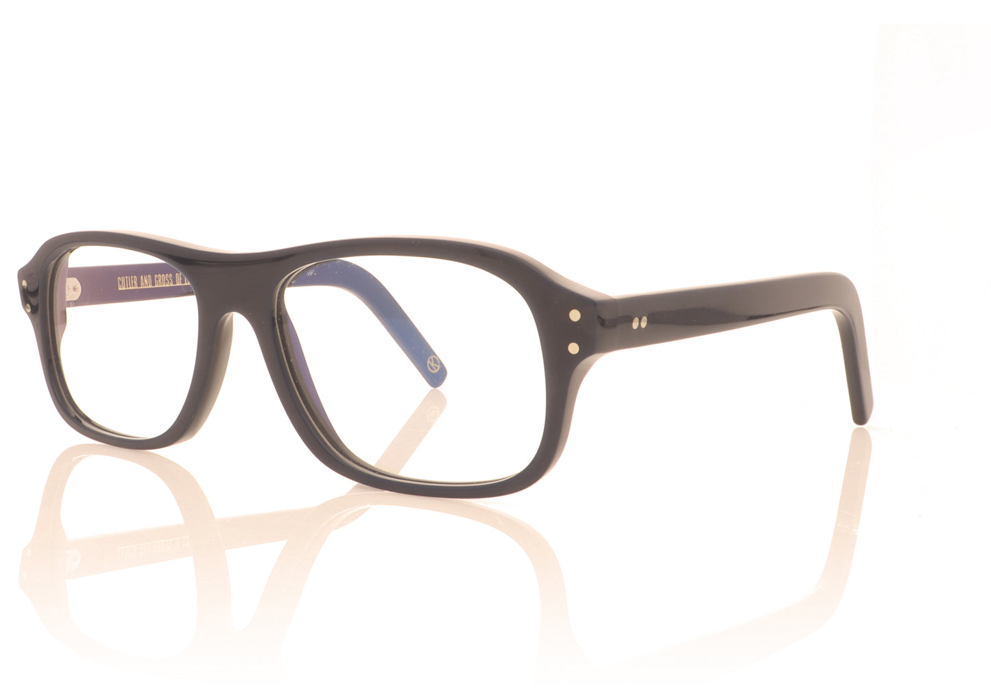 Cutler and Gross MP0847 V2 Kingsman 4 Blue Glasses - Angle