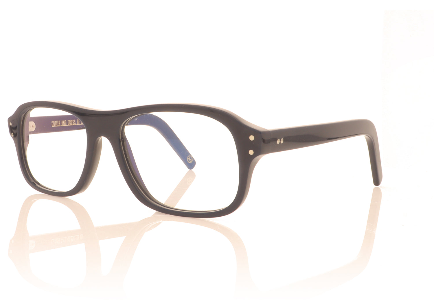 Cutler and Gross MP0847 V2 Kingsman 4 Blue Glasses - Angle