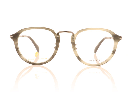David Beckham DB 1014 2W8 Grey Horn Glasses - Front