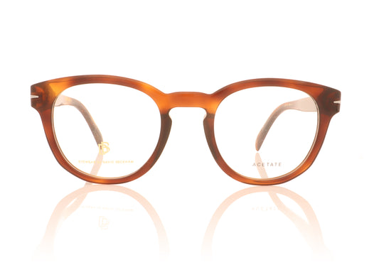 David Beckham DB 1052 WR9 Brown Havana Glasses - Front