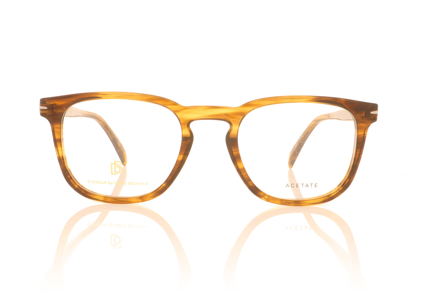David Beckham DB 7022 WR9 Brown Havana Glasses - Front