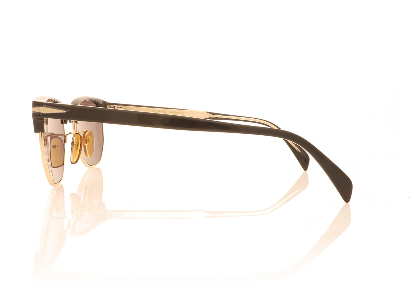 David Beckham DB 1002/S 2M2 Black Gold Sunglasses - Side