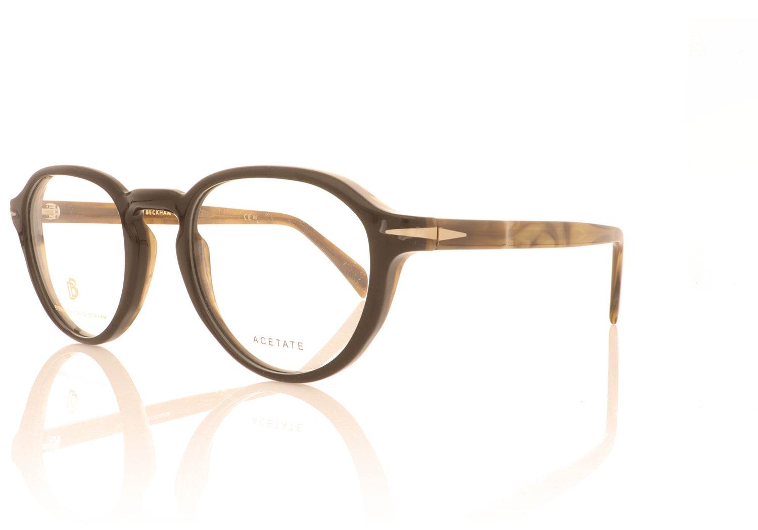 David Beckham DB 7086 0WM Black Glasses - Angle