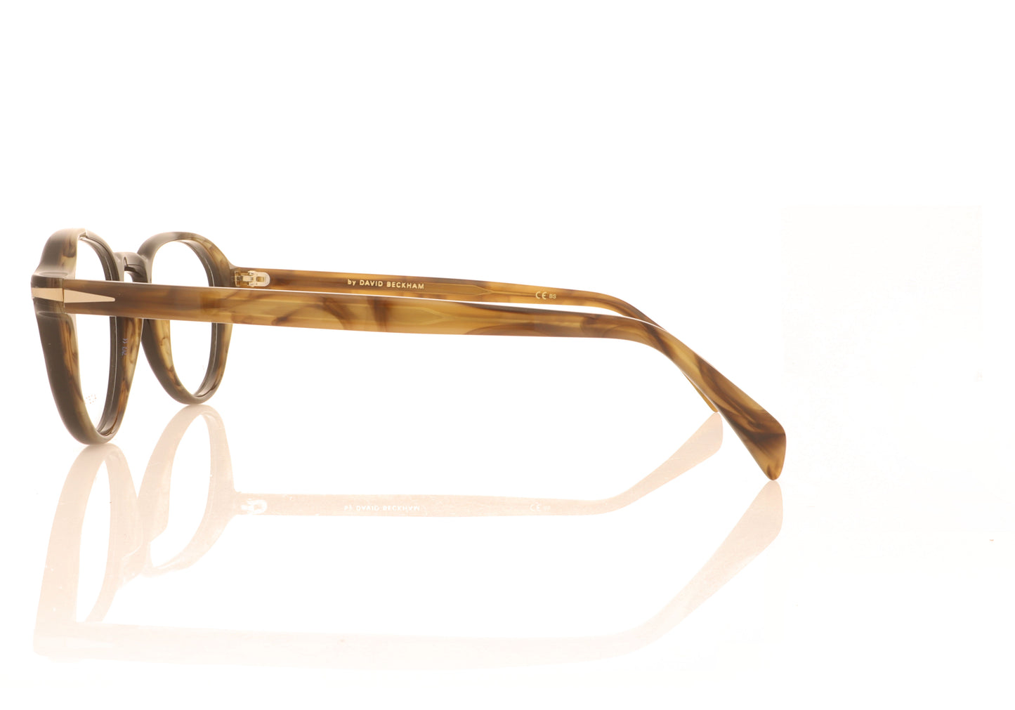 David Beckham DB 7086 0WM Black Glasses - Side