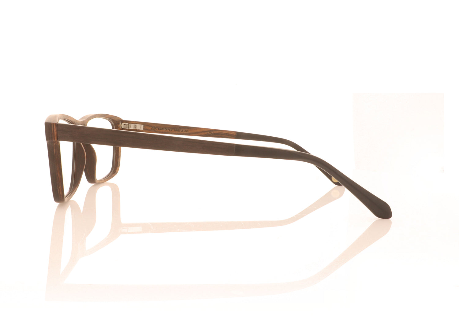 Einstoffen Bierbrauer BE Brown Ebony Glasses - Side