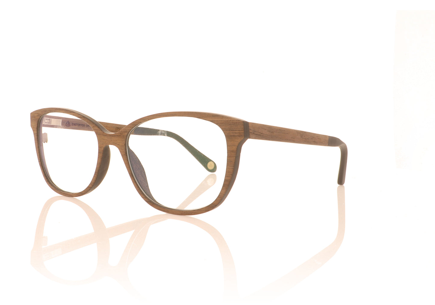 Einstoffen Konditor WC Walnut Carbon Glasses - Angle