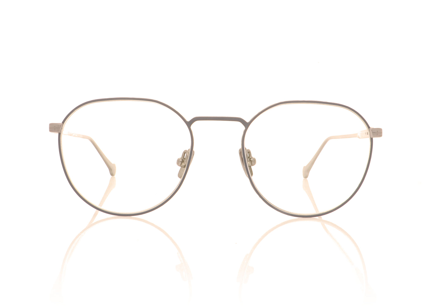 Einstoffen Konstrukteur Blue Silver BS Glasses - Front