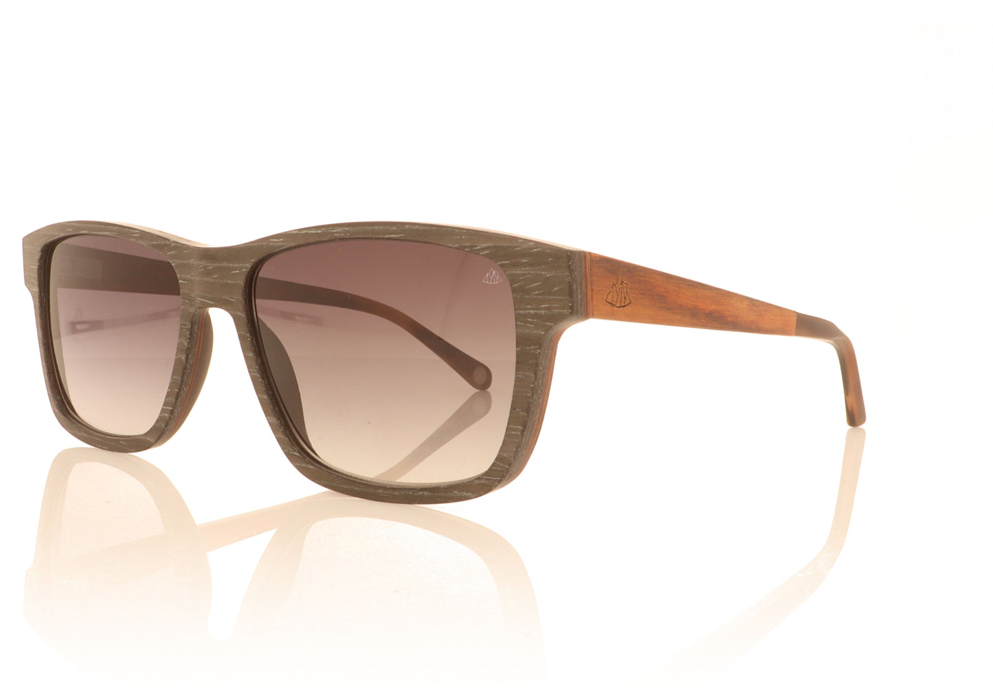 Einstoffen Schwarzfahrer BAG Black Abricot Grey Sunglasses - Angle