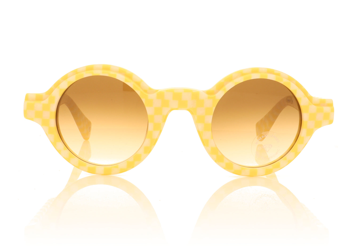 Etnia Barcelona The Einstein YW Yellow Sunglasses - Front