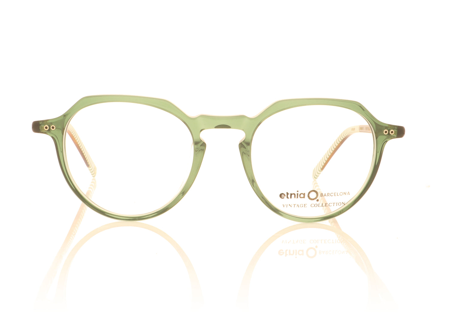 Etnia Barcelona Sellers GRHV Green Glasses - Front