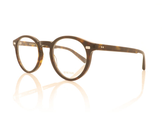 Eyevan 7285 Puerto DT Tortoise Glasses - Angle