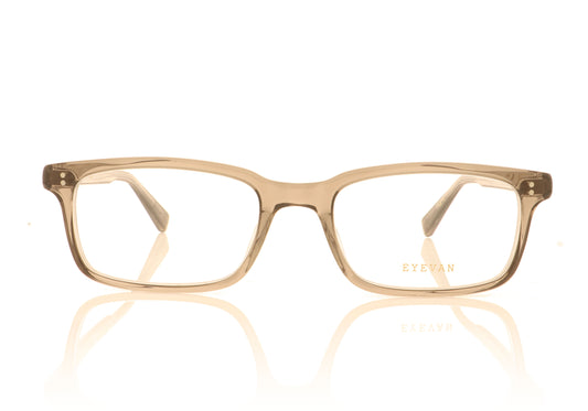 Eyevan 7285 Frey-E SMK Smoked Grey Glasses - Front