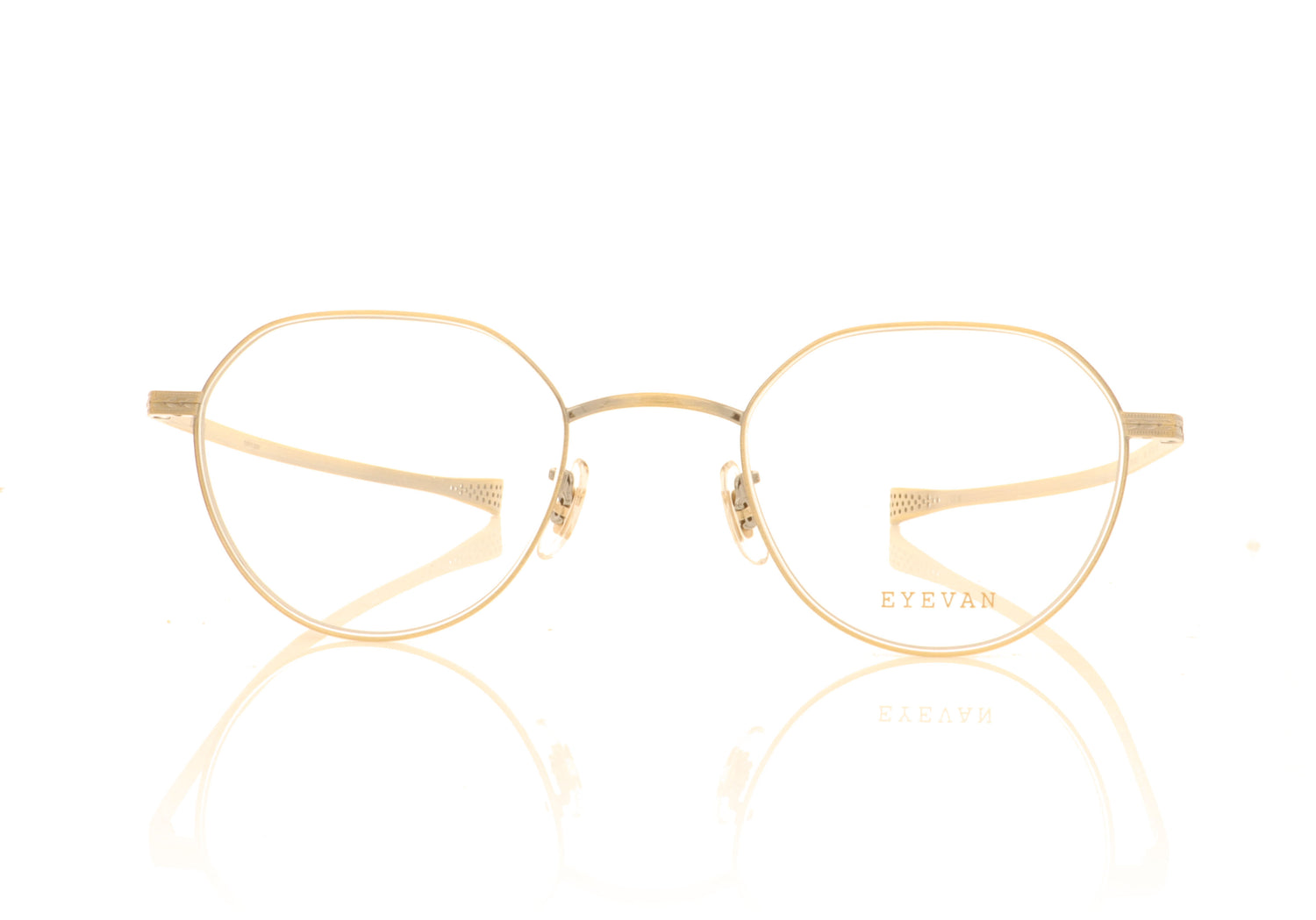 Eyevan 7285 Marshall AG Gold Glasses - Front