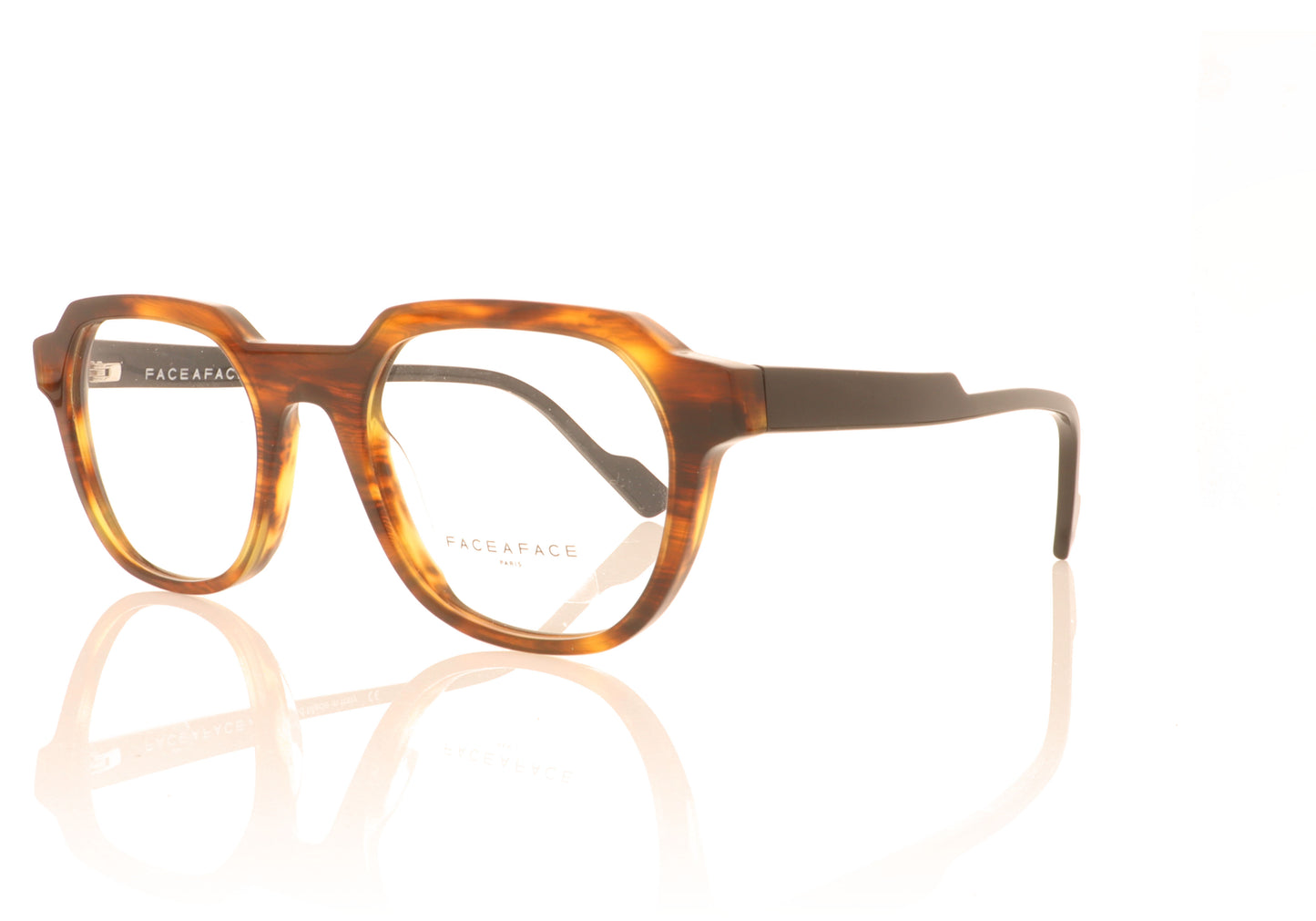 Face à Face Stamp 1 167 Tortoise Glasses - Angle