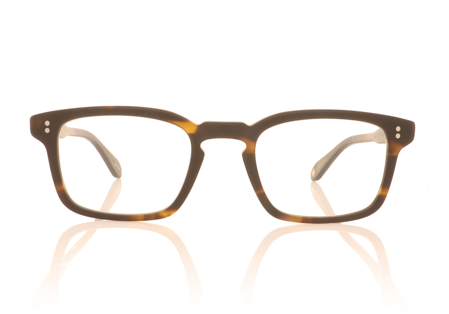 Garrett Leight Dimmick MCOFT Matte Coffee Glasses - Front