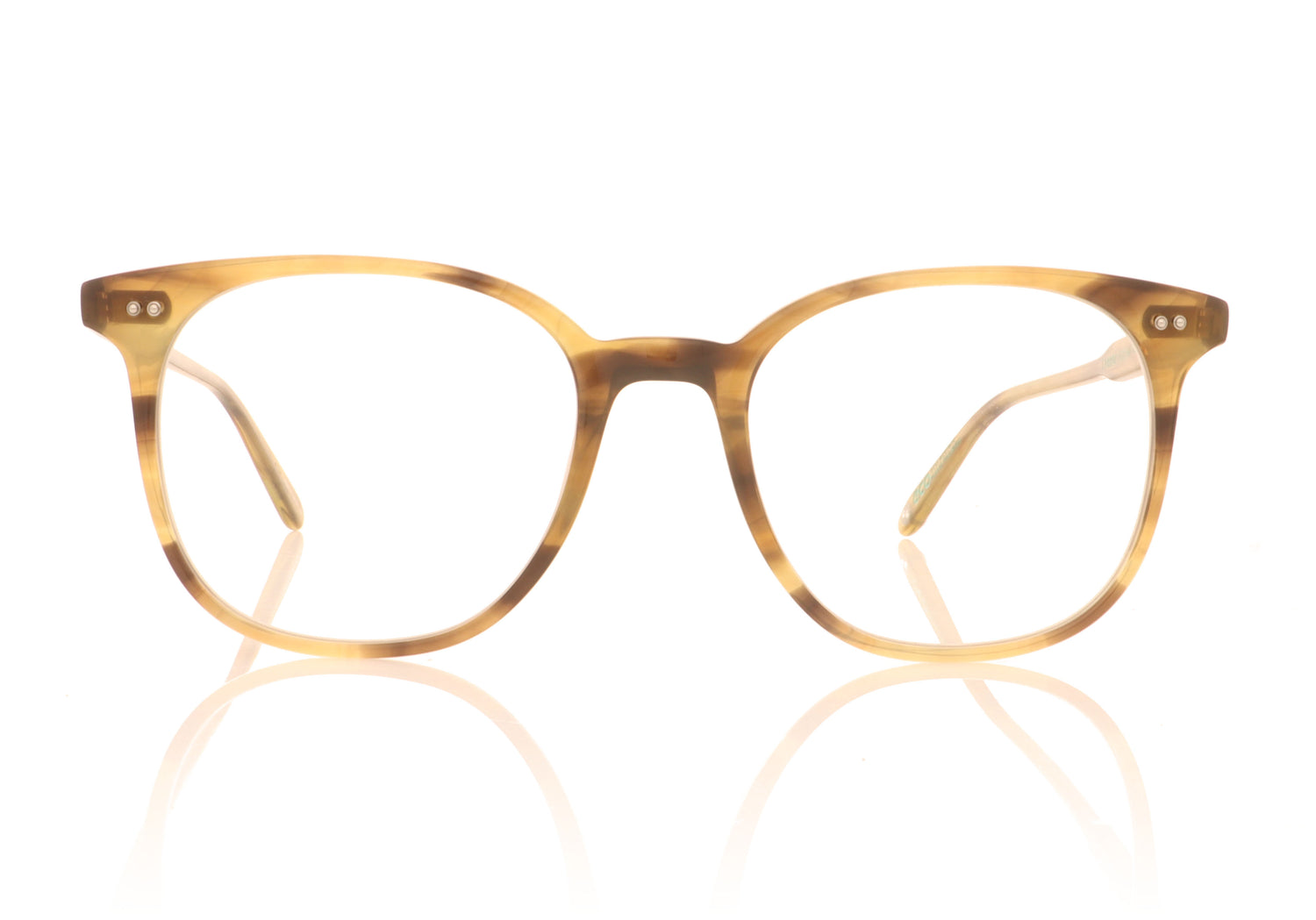 Garrett Leight Carrol Eco AT Army Tortoise Glasses - Front