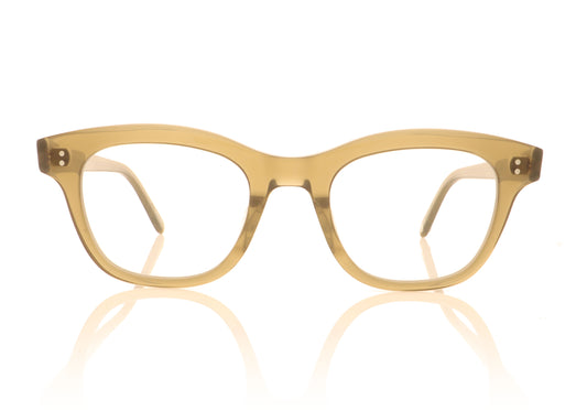 Garrett Leight Glyndon 1090 OLIO Olive Glasses - Front