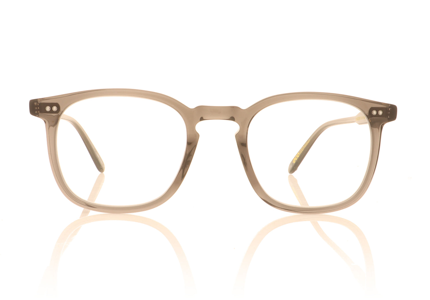 Garrett Leight Ruskin Eco CHR Charcoal Glasses - Front