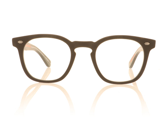Garrett Leight Byrne BIO MBK Matte Black Glasses - Front