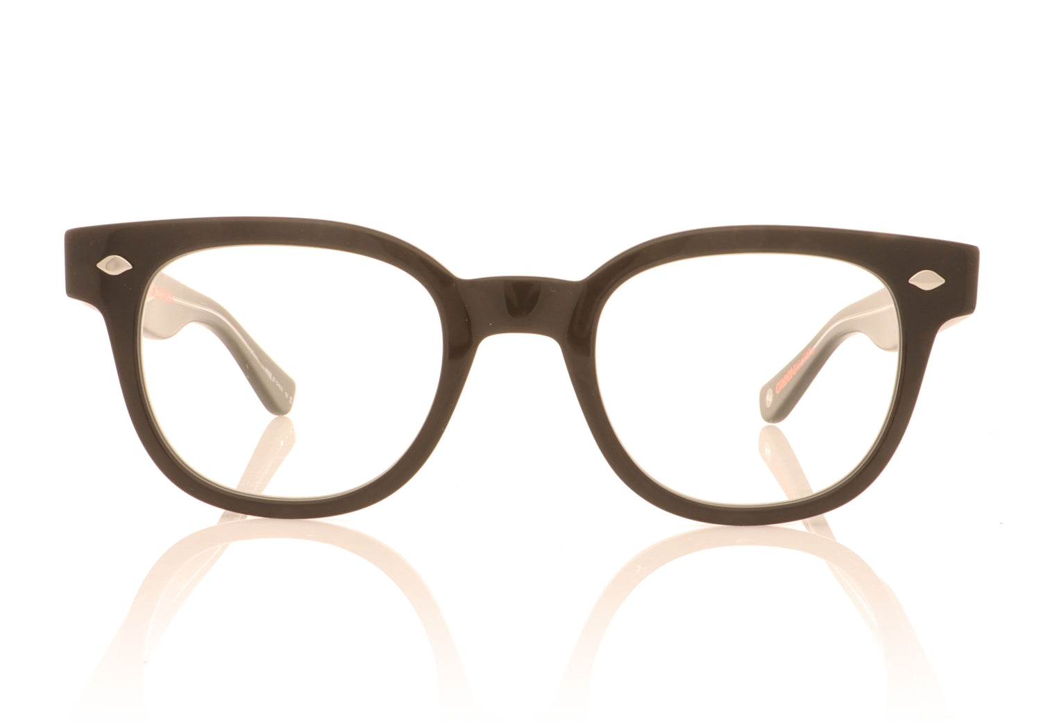 Garrett Leight Canter BIO BK Bio Black Glasses - Front