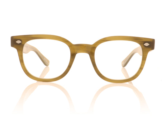 Garrett Leight Canter OLV Olive Glasses - Front