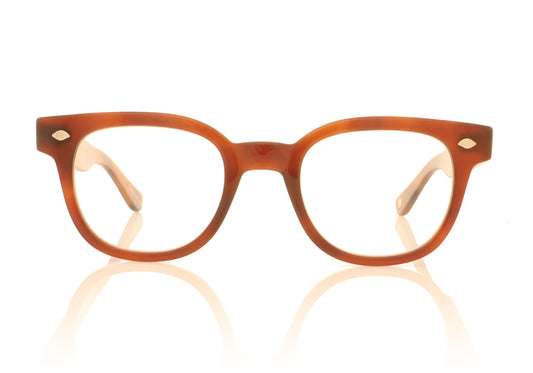Garrett Leight Canter VINBRT Tortoise Glasses - Front