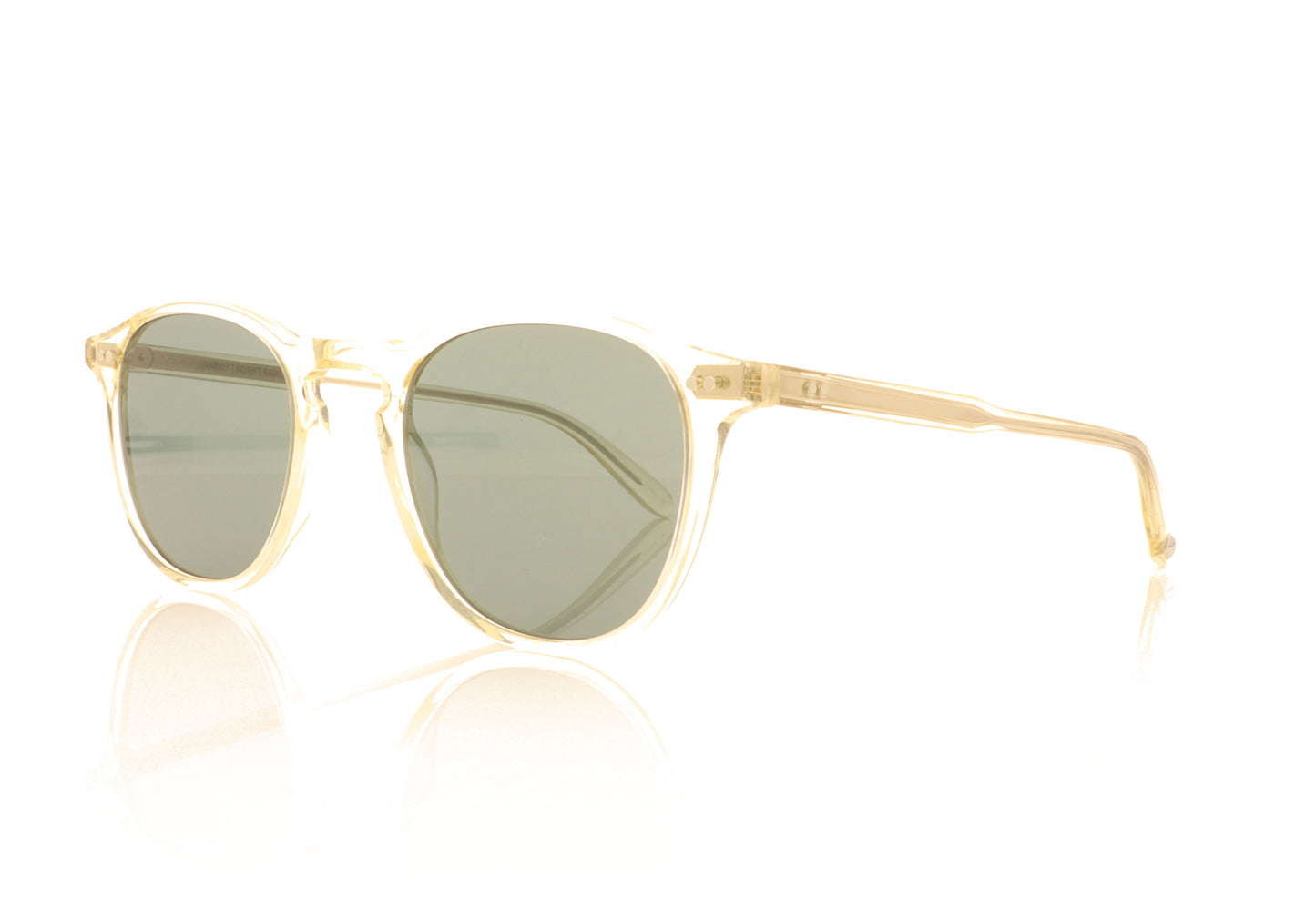 Garrett Leight Hampton PG Pure Glass Sunglasses - Angle