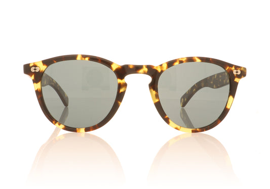 Garrett Leight Hampton X 2082 TUT Tuscan Tortoise Sunglasses - Front