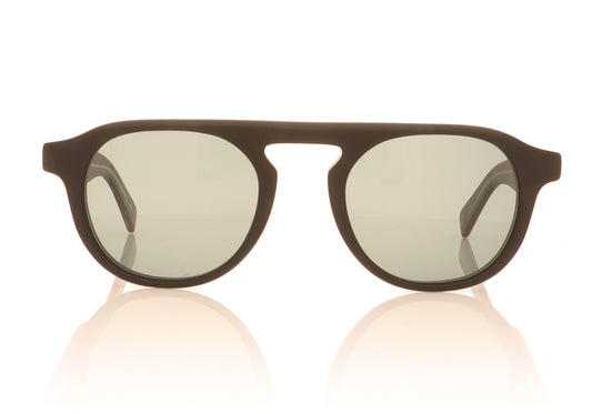 Garrett Leight Harding X 2092 MBK Black Sunglasses - Front