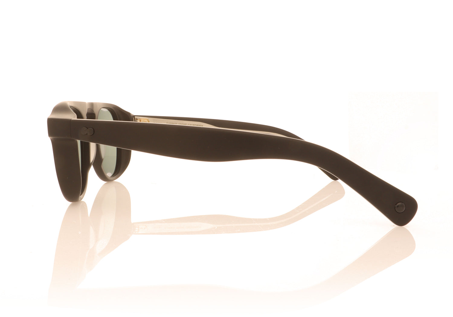 Garrett Leight Harding X 2092 MBK Black Sunglasses - Side