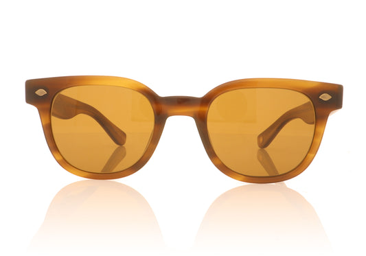 Garrett Leight Canter SDT Saddle Tortoise Sunglasses - Front