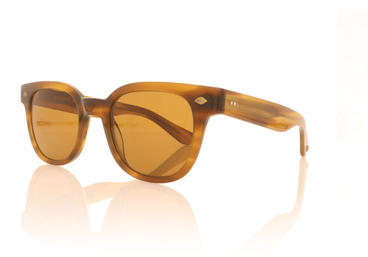 Garrett Leight Canter SDT Saddle Tortoise Sunglasses - Angle