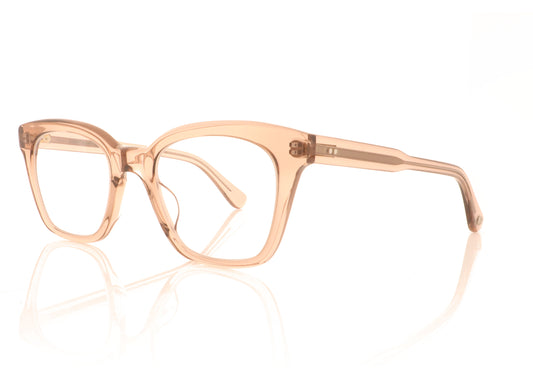 Garrett Leight El Rey DER Desert Rose Glasses - Angle