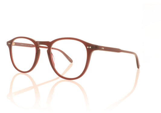 Garrett Leight Hampton BAR Dark Red Glasses - Angle