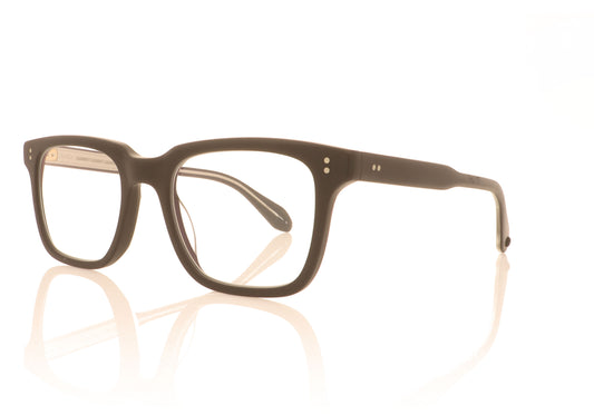 Garrett Leight Palladium MBK Matte Black Glasses - Angle