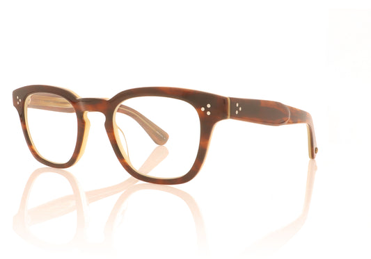 Garrett Leight Regent WHT Whiskey Tortoise Glasses - Angle