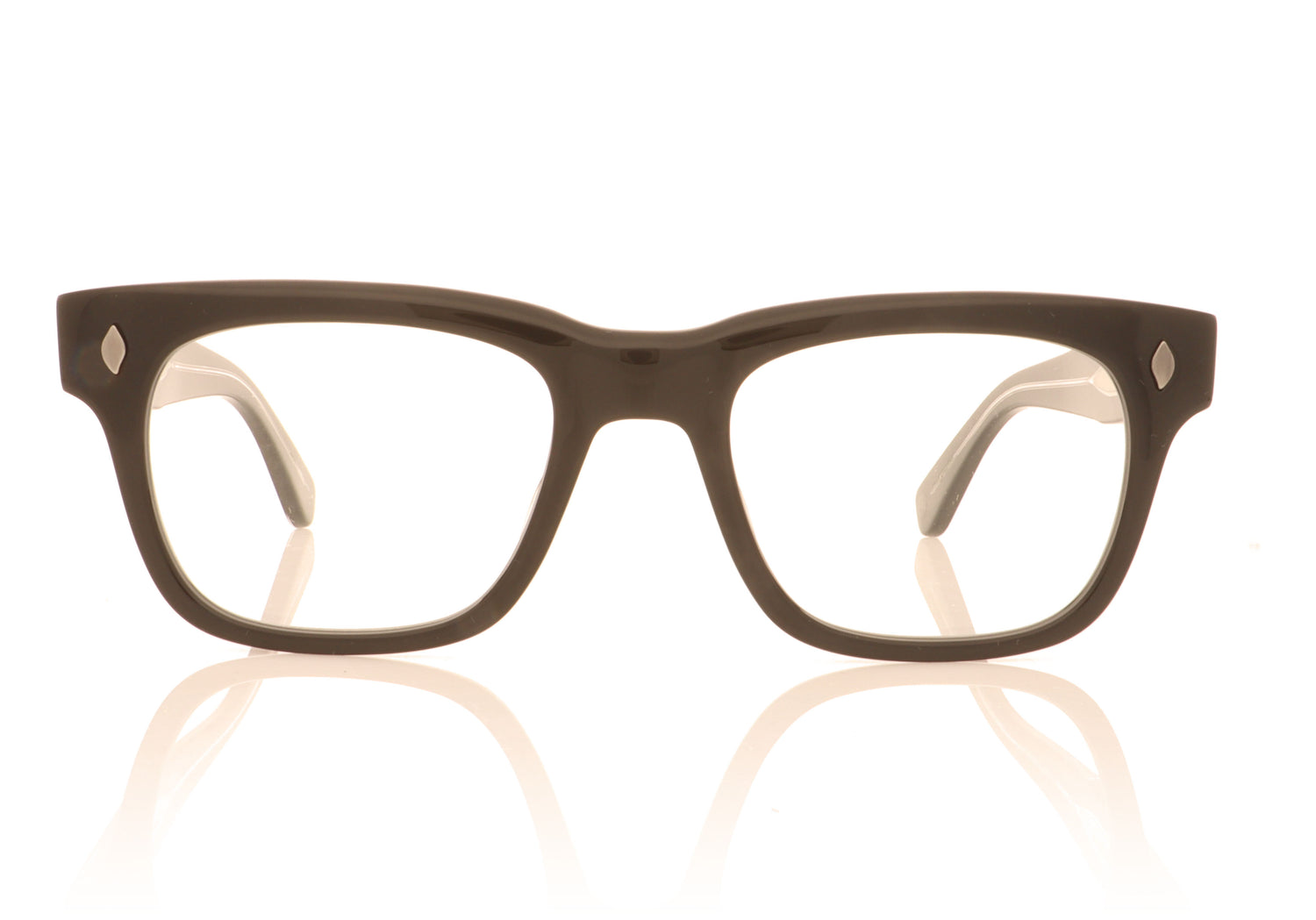 Garrett Leight Troubadour BK Black Glasses - Front