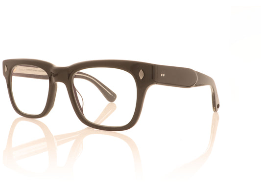 Garrett Leight Troubadour BK Black Glasses - Angle