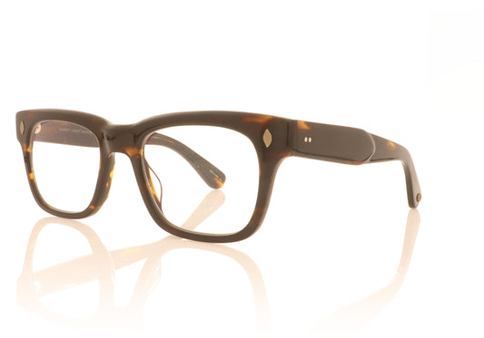 Garrett Leight Troubadour COFT Coffee Tortoise Glasses - Angle