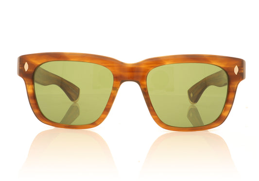 Garrett Leight x Officine Generale DB Demi Blonde Sunglasses - Front