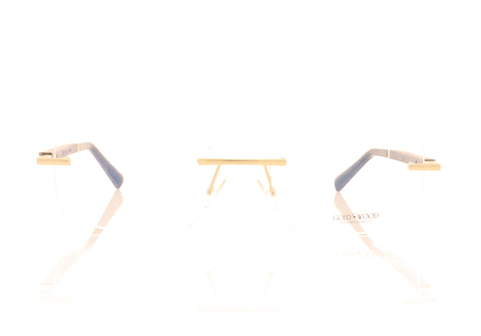 Gold & Wood API 02.6 S02.74 Purple Glasses - Front