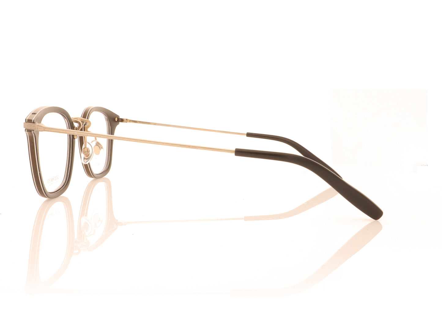 Gold & Wood Bora 1.03 Champagne Gold - Tanganyika wood Glasses - Side