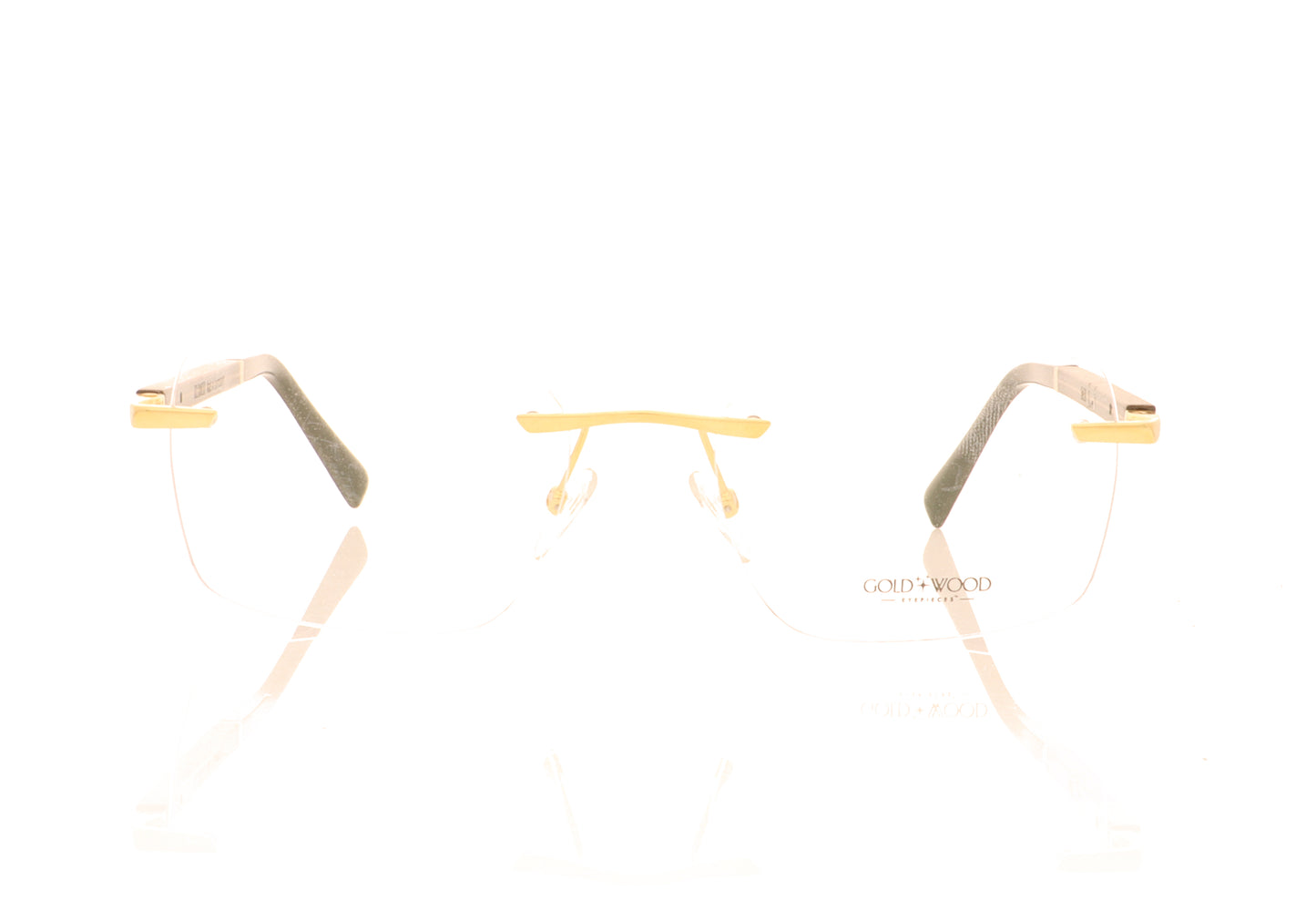 Gold & Wood Mercure 3.6 champagne gold - Maple -  Tanganyika Glasses - Front