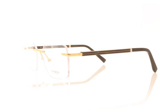 Gold & Wood Mercure 3.6 champagne gold - Maple - Tanganyika Glasses - Angle