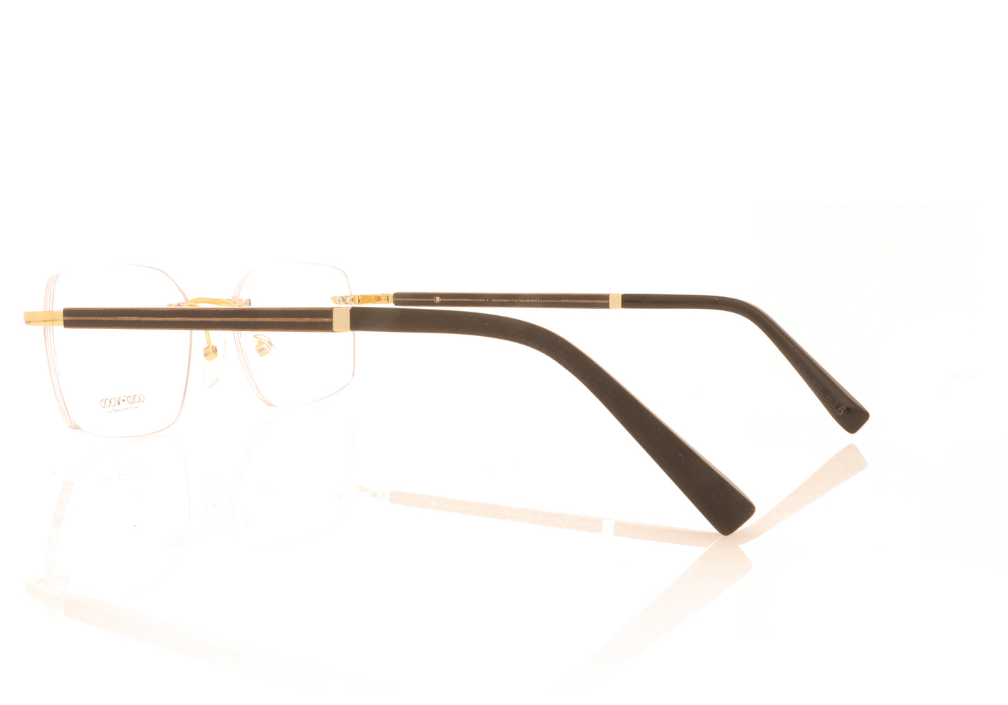 Gold & Wood Mercure 3.6 champagne gold - Maple -  Tanganyika Glasses - Side