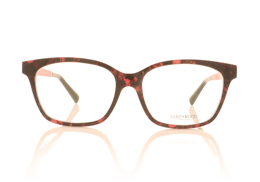 Gold & Wood Nora 1.31 White curly maple Glasses - Front