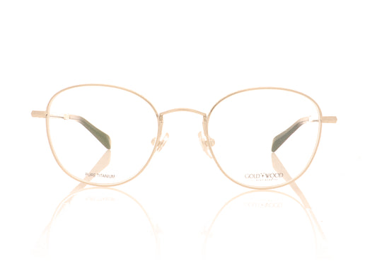 Gold & Wood Orsay 01-03 Antique Silver Glasses - Front