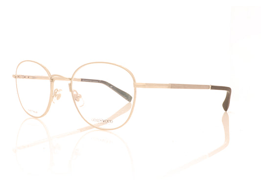 Gold & Wood Orsay 01-03 Antique Silver Glasses - Angle